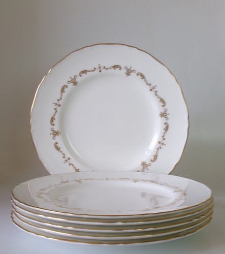 Six royal worcester gold - royal,