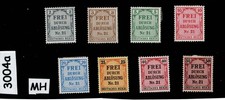 MH Stamp Set  OL1-OL8 Prussia