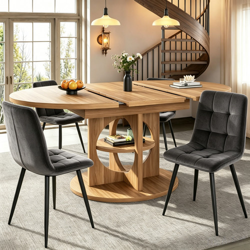 Extendable dining table 4 - dining, &