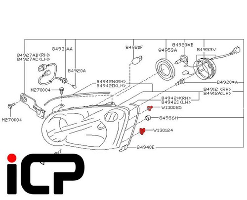Head retaining clip - head,