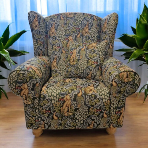 Accent wing back fireside - wing,