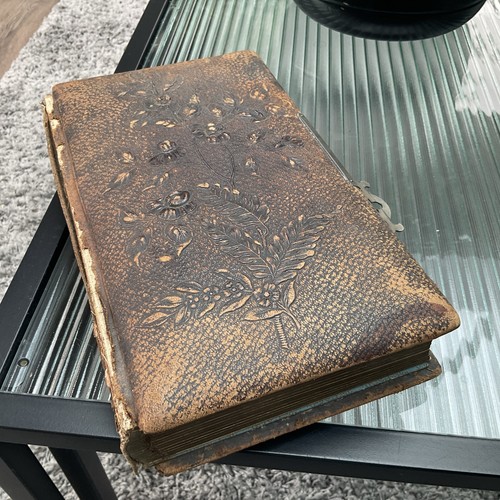 Antique photo album - antique, photos