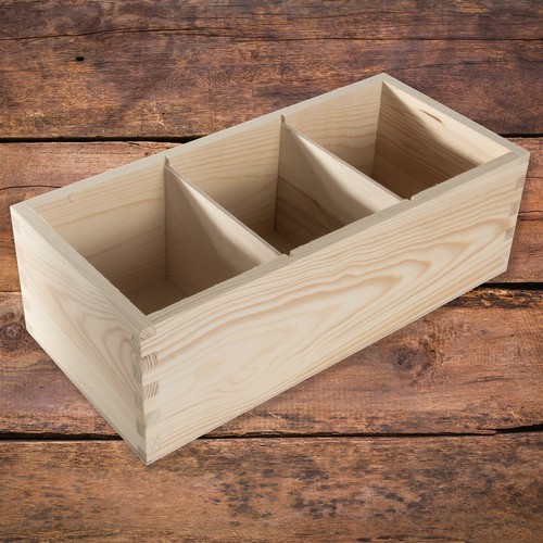 Rectangular plain wooden open - plain,