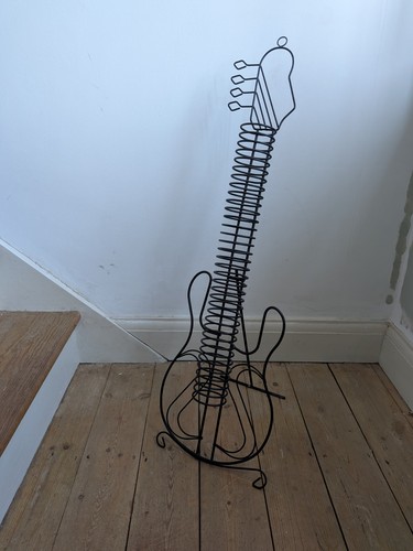 Metal guitar shaped - metal,