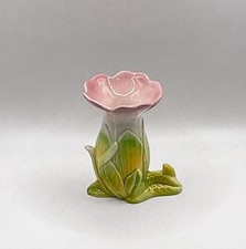 Carlton Ware Ceramic Bud Vase / Vintage / Mid Century / Pink / Tulip Shape / VGC