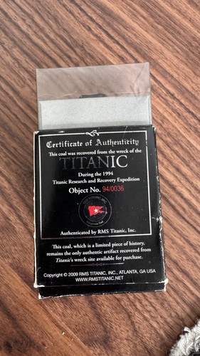 Authentic recovered titanic - authentic,