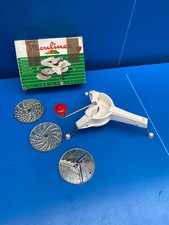 Vintage Moulinex Complete White Julienne Grater Chopper Box No. A4