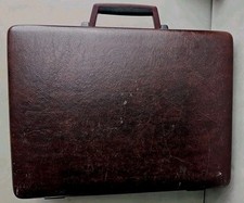 Brief Case Echolac Brown Hard Shell Attache Case with Combination Lock SAS 