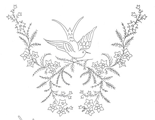 Embroidery transfer iron - transfer,