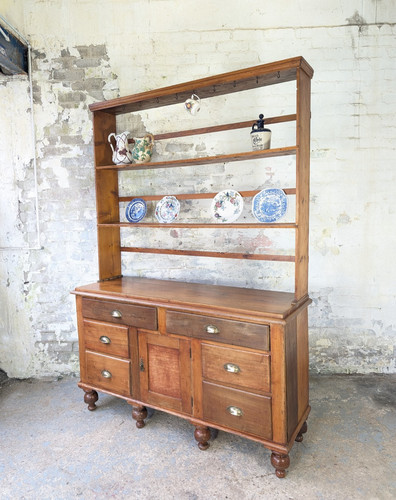 Victorian pine welsh - victorian, dresser