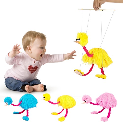Ostrich puppet plush - ostrich,