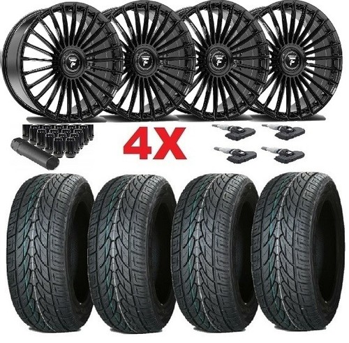 Black wheel tire - 22,