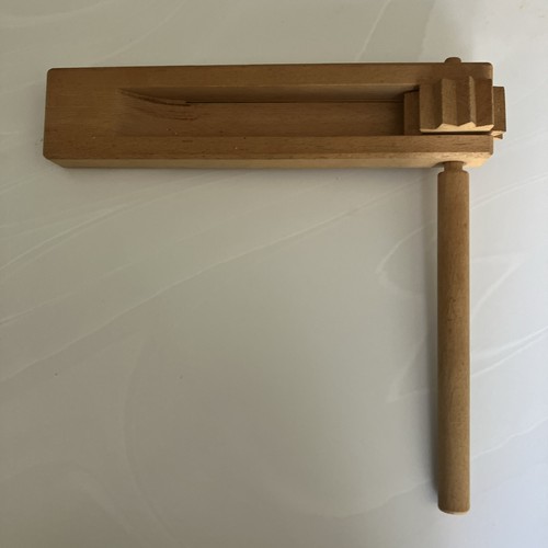Vintage style wooden football - style,