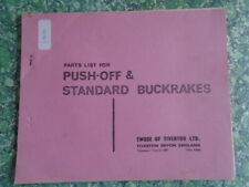 Twose Push-Off & Standard Buckrakes Parts List  9288F