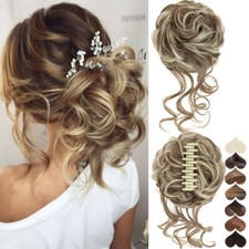 LARGE Tousled Messy Bun Clip