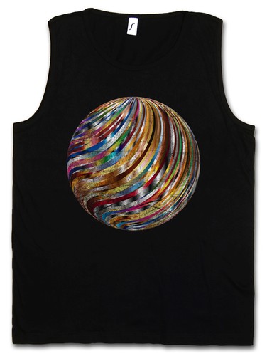 Disco ball tank top vest - ball, retro