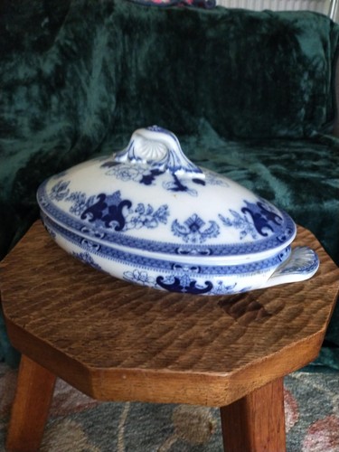 Antique minton blue and white - antique,