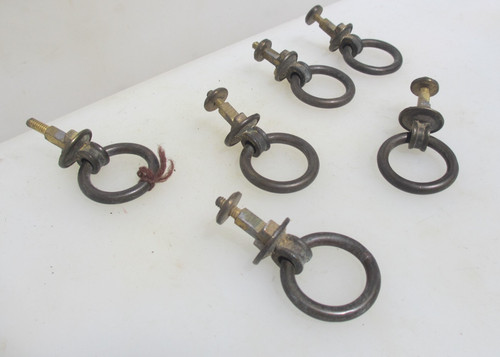 Vintage brass cabinet - vintage, handles
