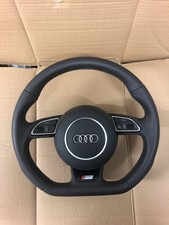 AUDI A4 B8 A5 8T FLAT BOTTOM STEERING WHEEL AUDI FLAT BOTTOM STEERING WHEEL MINT