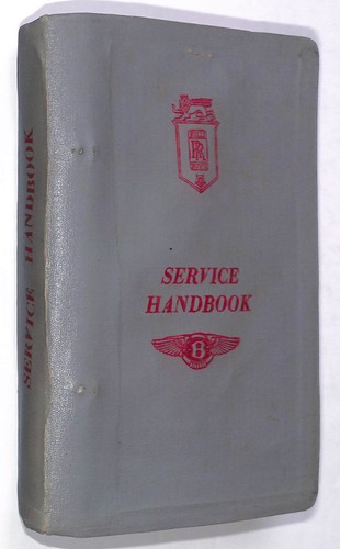 Service handbook rolls royce - service, rolls-royce