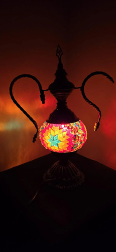 Colourful ewer style mosaic - colourful,