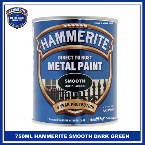 Hammerite smooth dark green - smooth,