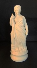 C.19th Parian Porcelain Figure of a Woman: 29.5 cm high