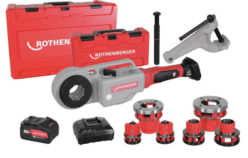 Battery pipe threader - battery,