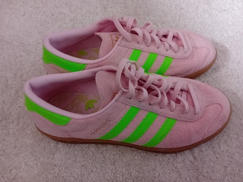 Pink suede adidas hamburg - suede,