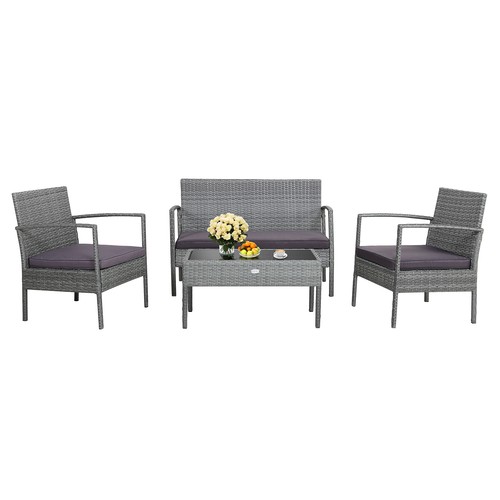 Pcs patio rattan - 4,