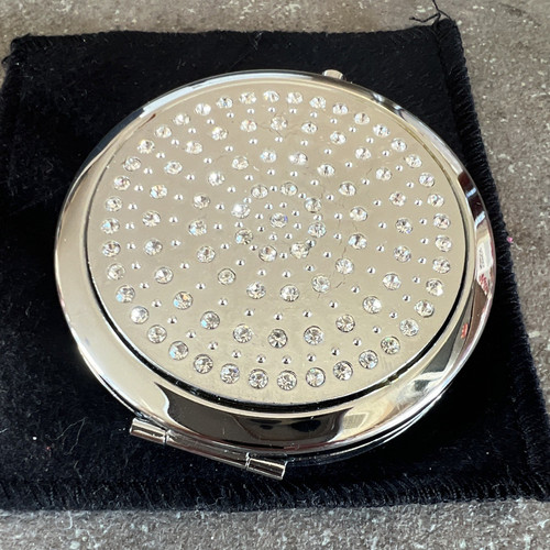 Silver tone rhinestone - silver-tone,