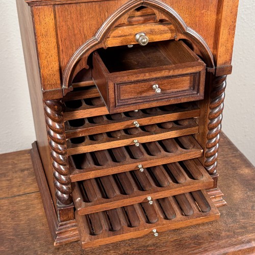 Antique french gothic walnut - french,