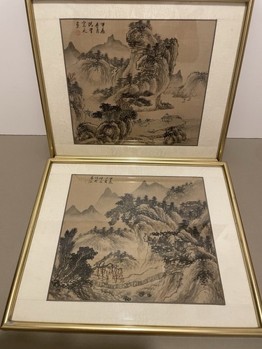 Vintage oriental painting - vintage,