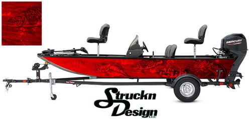 Boat wrap fish perch - fish, pike