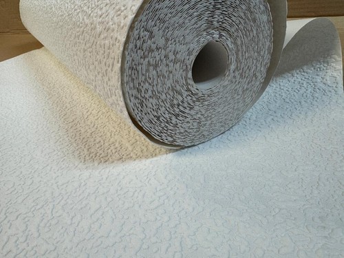White paintable wallpaper - white,