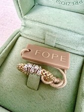 FOPE 18CT YELLOW GOLD PRIMA FLEX-IT 0.07CT DIAMOND RING