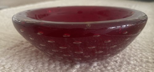 Whitefriars ruby red glass - whitefriars,