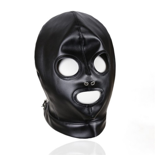 Leather gimp mask - mask, dress