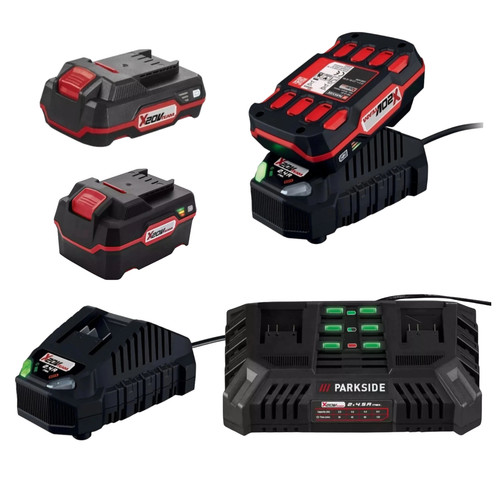 Parkside 20v 2ah 4ah battery - 20v,