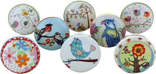 Garden birds floral - garden,