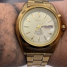 Mens Seiko Kinetic 50M Day