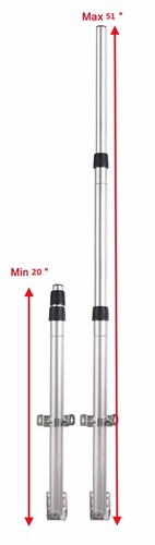 Telescoping antenna mast pole - telescoping,