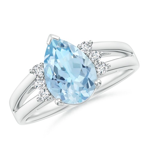 Angara pear aquamarine - pear,