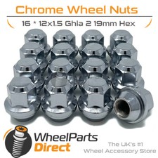 Wheel Nuts (16) 12x1.5 Chrome