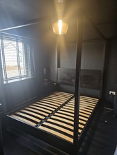 Boho Rustic Black Mango Wood