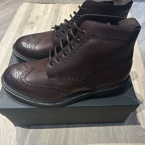 Loake mens bedale brogue boots - loake,