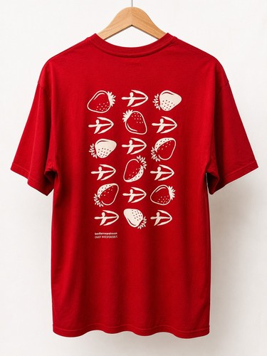 Strongbow strawberry shirt - strawberry, t-shirt