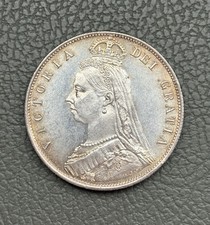 1887 | Victoria Half Crown Coin | High Grade and Nice Tone | Sterling Silver |