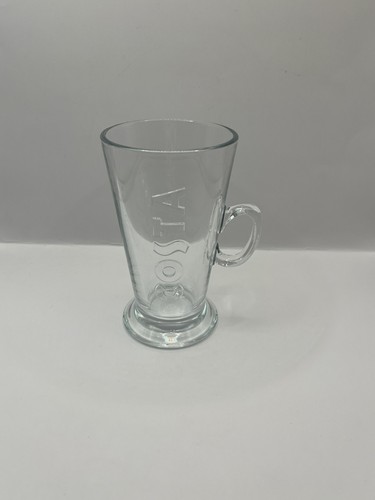 Costa coffee latte glass cup - costa,