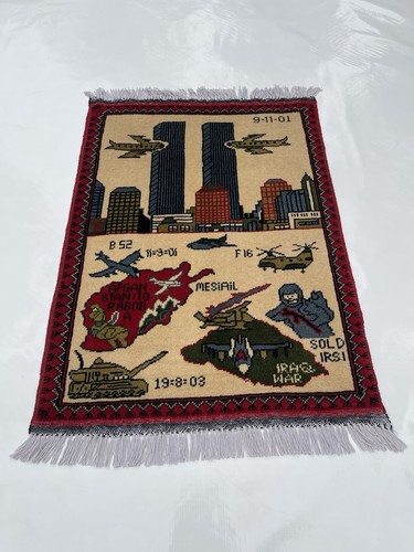 354 war rug afghan - rug,